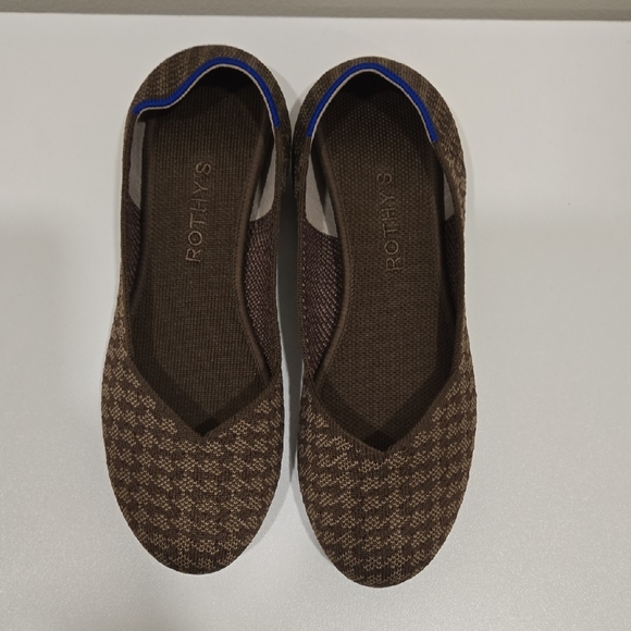 Rothy's Shoes - Rothy's Houndstooth Brown Slip-Ons